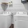 a laundry room with a washer and dryer