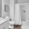 bathroom with modern finishes and ample counter-space